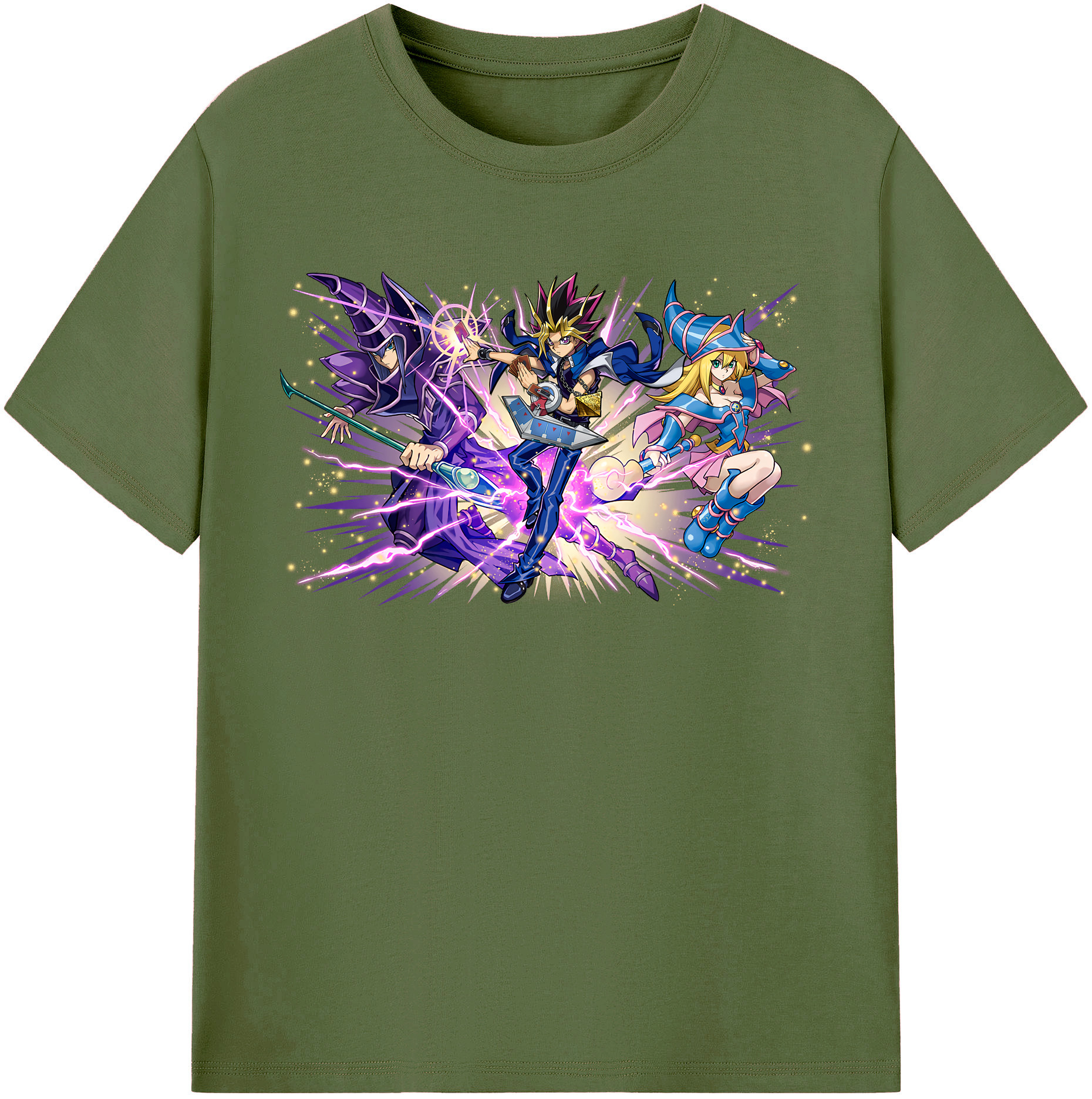（画像用） 遊☆戯☆王 Yu-Gi-Oh! 綿100％半袖Tシャツ（フロントプリント）